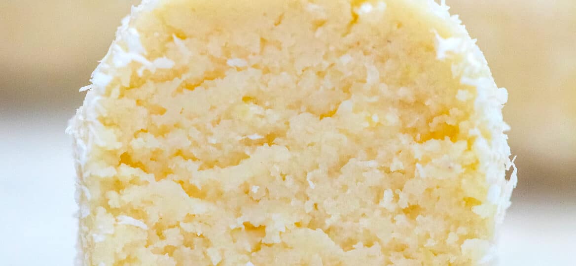 Keto Lemon Coconut Cheesecake Fat Bombs are a keto dieter's best friend! They are extremely decadent and rich just like any dessert but without sugar! #keto #ketorecipes #ketodesserts #sweetandsavorymeals #fatbombs