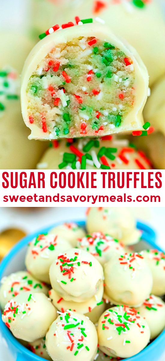 Easy Sugar Cookie Truffles - Belly Full