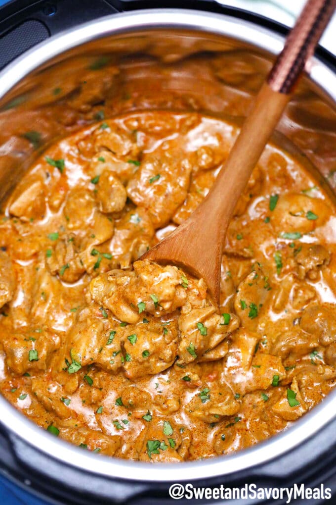 Instant Pot Chicken Tikka Masala VIDEO Sweet and Savory Meals