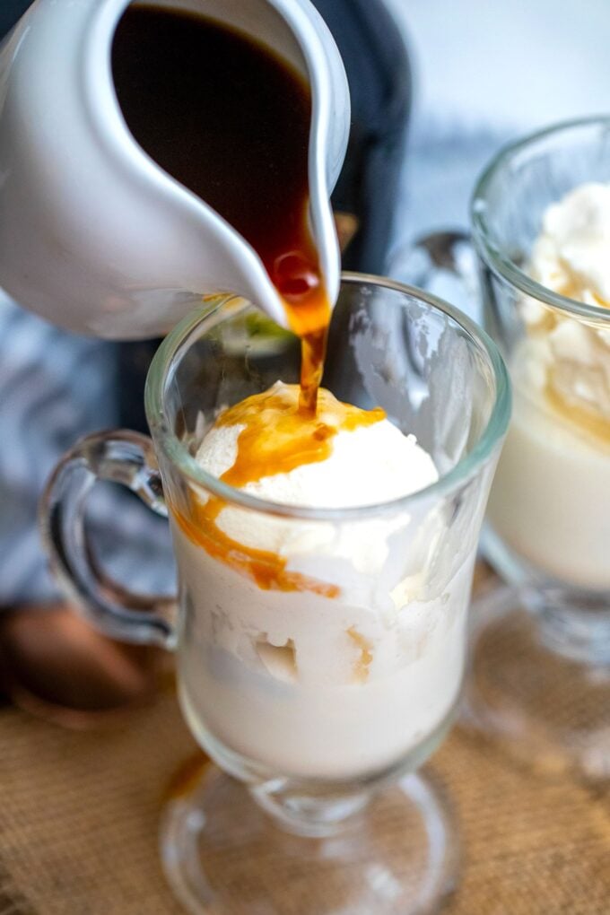 Affogato with Coffee