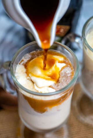 Affogato with Baileys