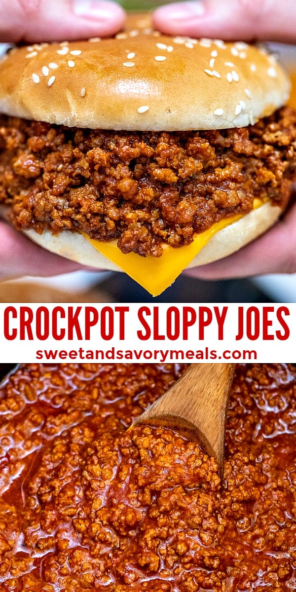 slow cooker sloppy joes pin