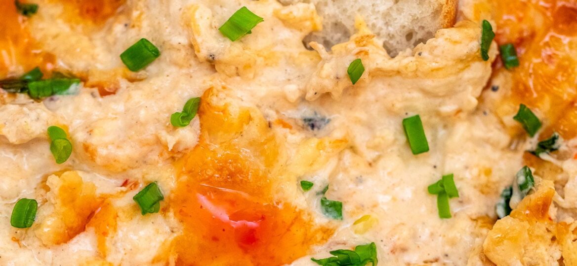 Crab Dip is cheesy, hearty, savory, and tasty! This easy recipe will make every party or game night even more exciting and your guests will love it for sure! #cheesedip #crabdip #dip #sweetandsavorymeals #partyfood #gamedayfood