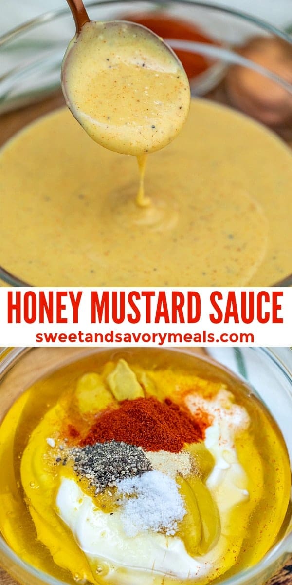 honey mustard sauce pin