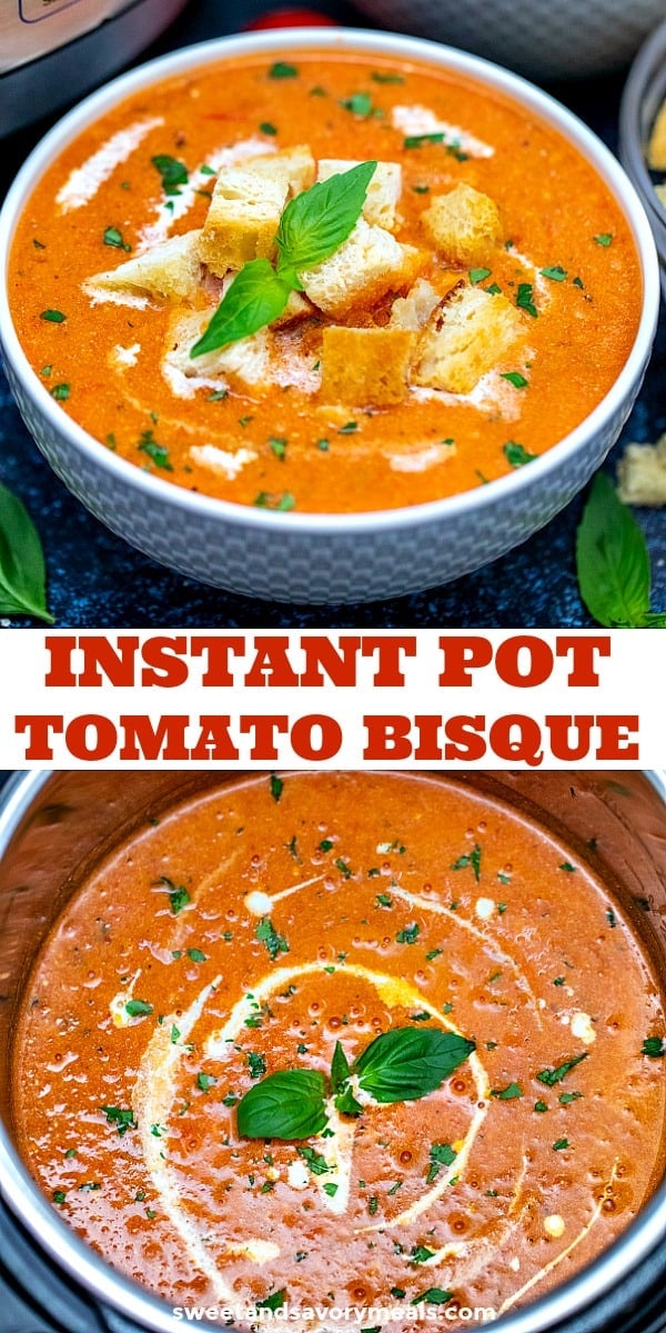 Instant Pot Tomato Bisque Pin
