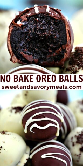 No Bake Oreo Balls [Video] - Sweet and Savory Meals