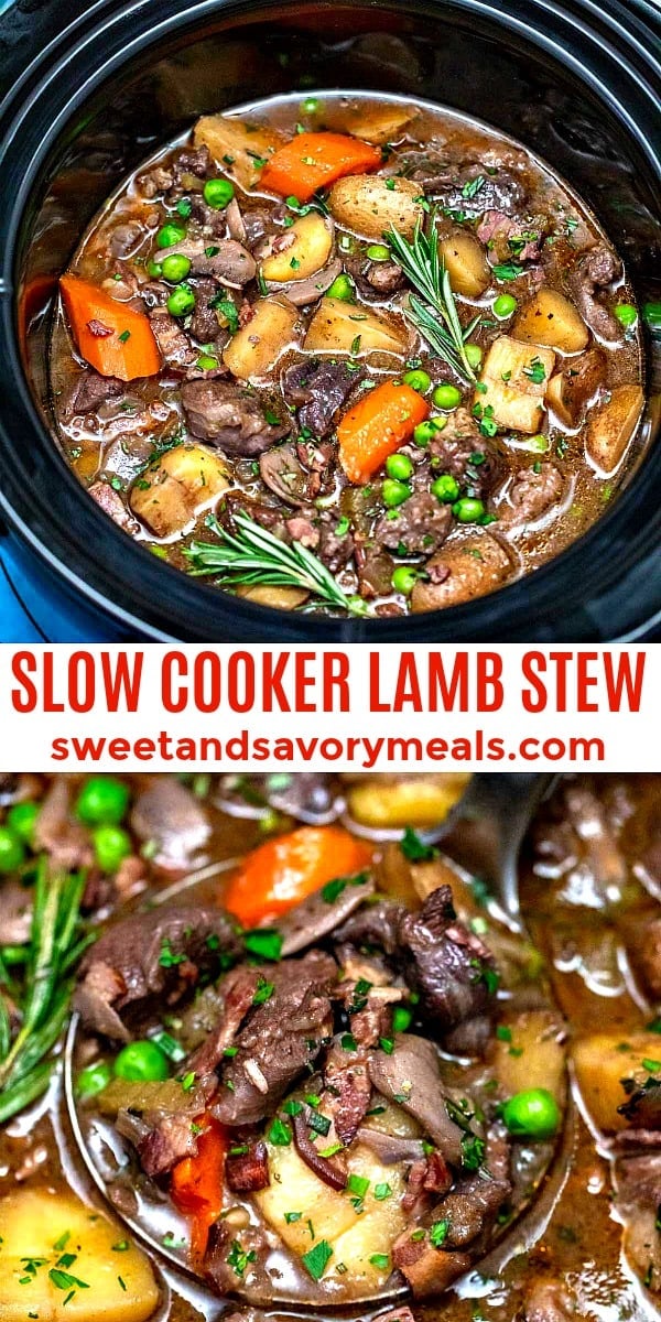 Lamb Stew (Irish) in a Slow Cooker Recipe [Video] - S&SM