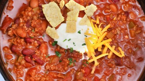 Slow Cooker Wendy's Chili Copycat - Sweet and Savory Meals