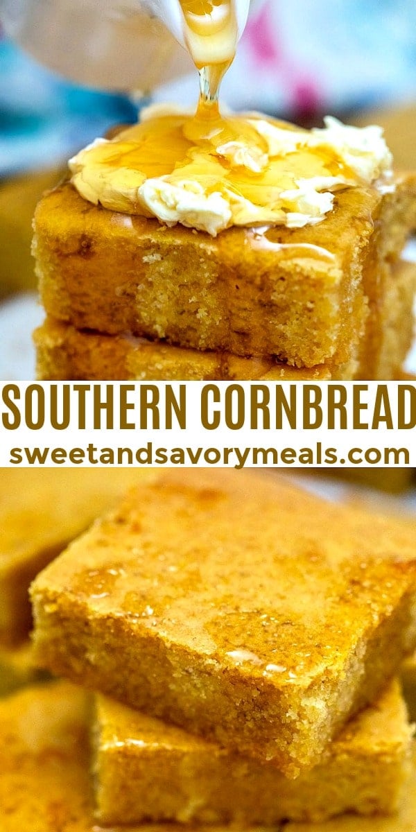 easy southern cornbread pin