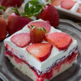 Strawberry Poke Cake