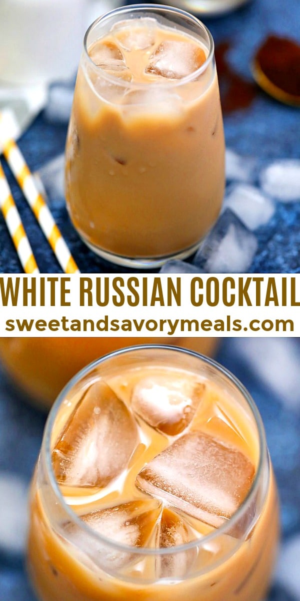 Image of White Russian cocktail.