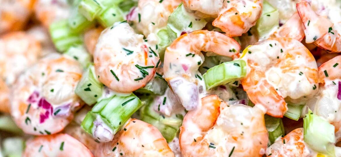 photo of shrimp salad