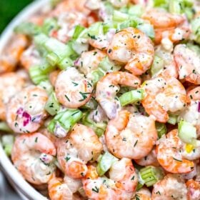 photo of shrimp salad
