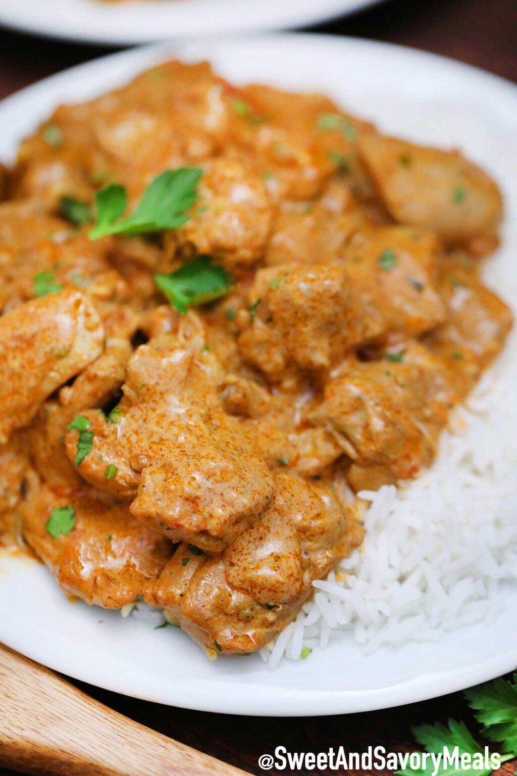 Slow Cooker Chicken Tikka Masala - Sweet and Savory Meals