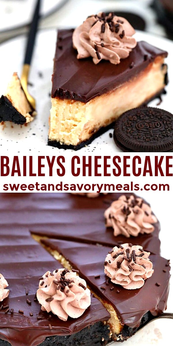 Image of Baileys Cheesecake.