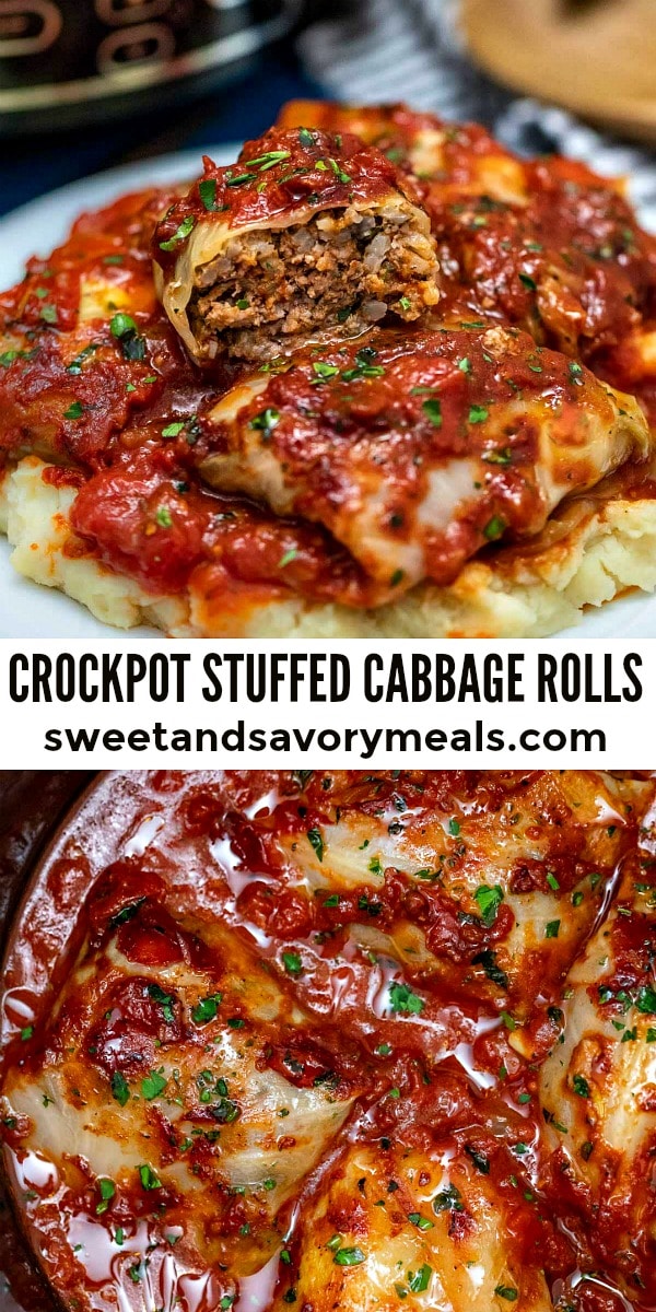 Photo of Slow Cooker Stuffed Cabbage Rolls