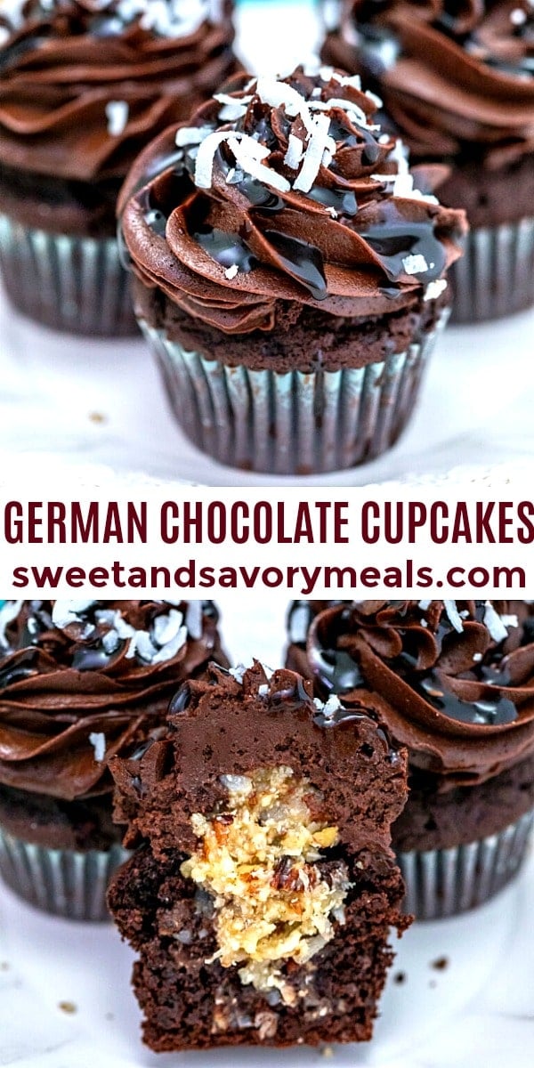 Photo of German Chocolate Cupcakes.