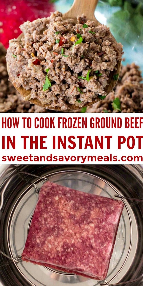 easy instant pot ground beef pin