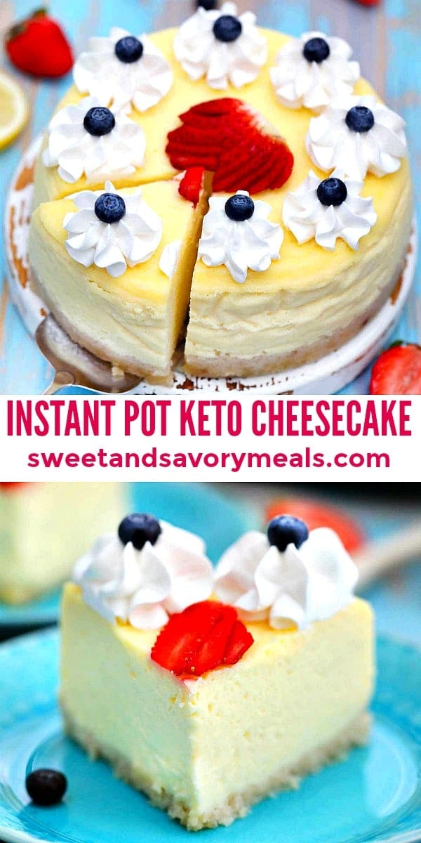 Image of Instant Pot Keto Cheesecake