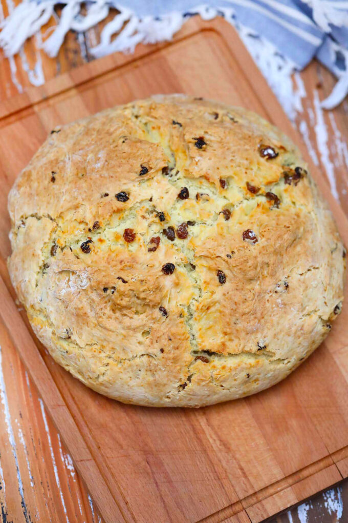 photo of homemade Irish soda bread