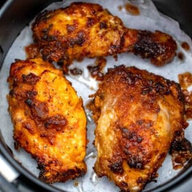 image of air fryer fried chicken