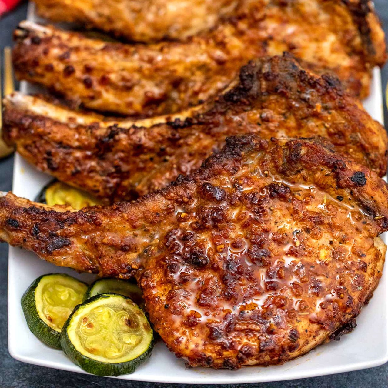 cooking pork chops in air fryer oven