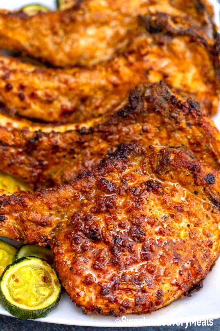 Air Fryer Pork Chops | Easy Bone-In Air Fried Pork Chops - S&SM