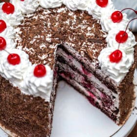 easy black forest cake recipe