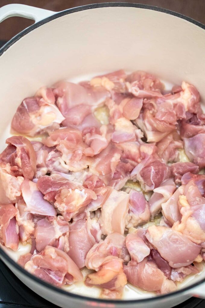 image of meat for chicken stew