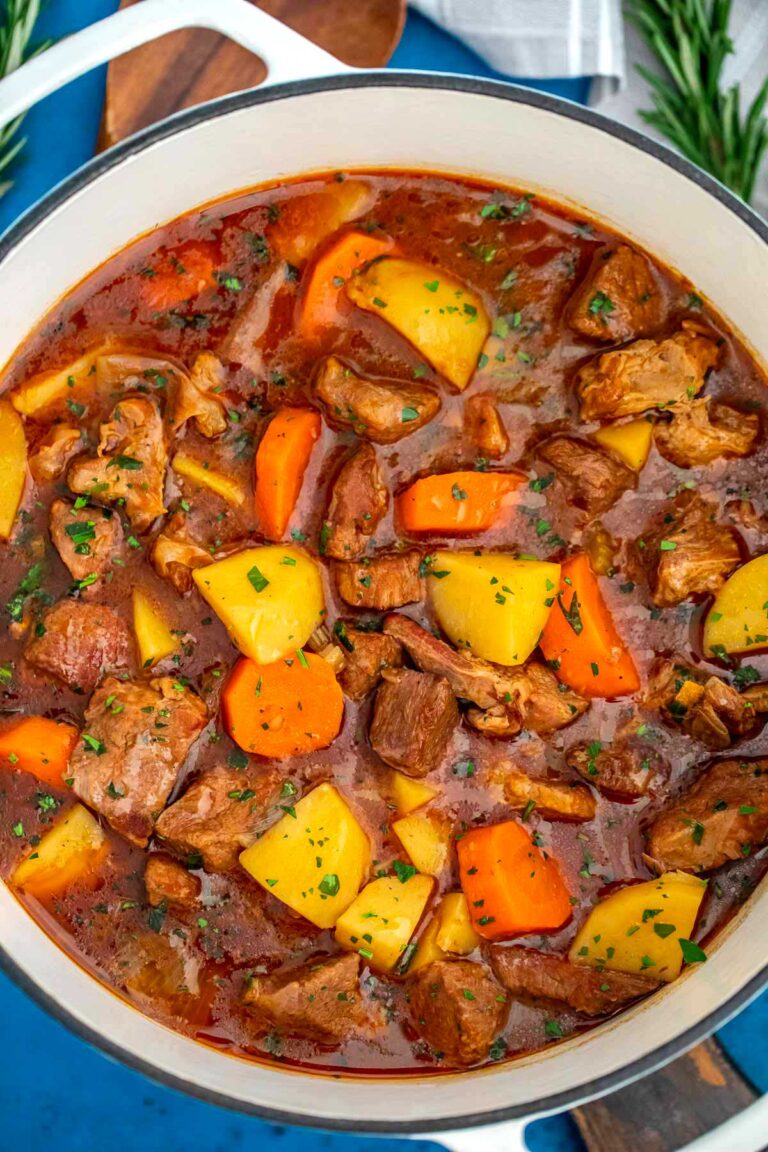 photo of guinness beef stew recipe