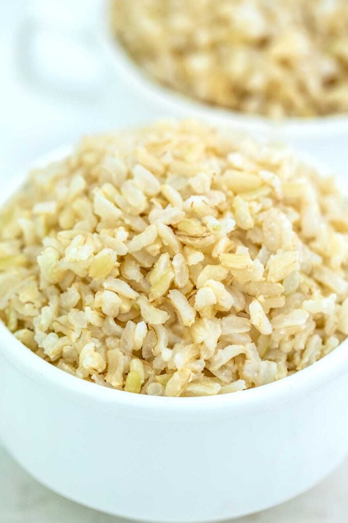 photo of perfectly cooked brown rice