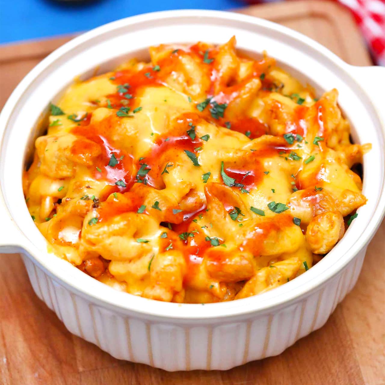 instant pot buffalo chicken casserole