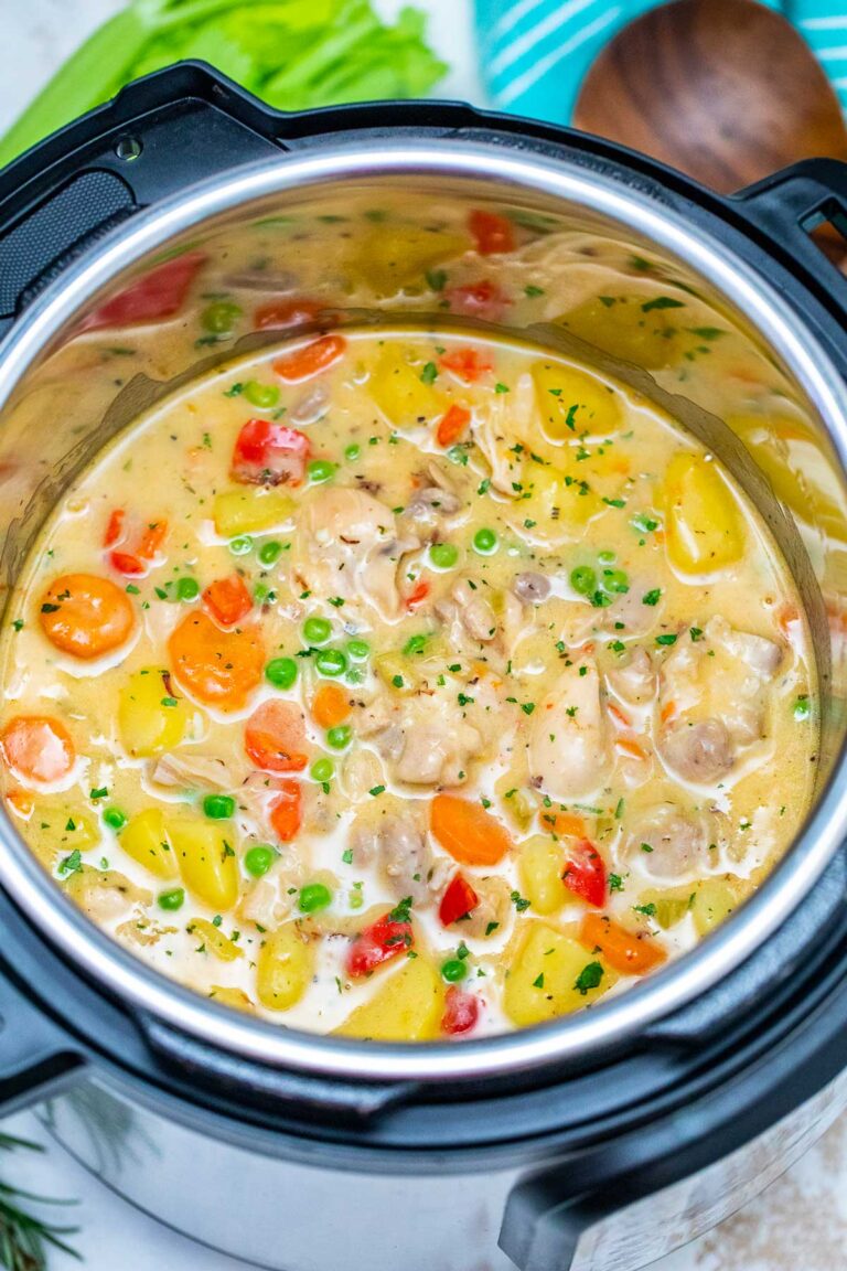 Instant Pot Chicken Stew - Sweet and Savory Meals