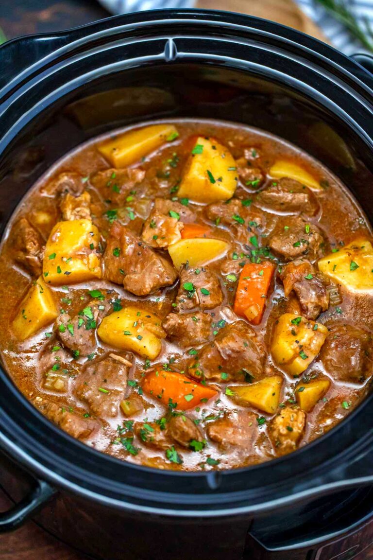 Slow Cooker Guinness Beef Stew [Video] - Sweet and Savory Meals