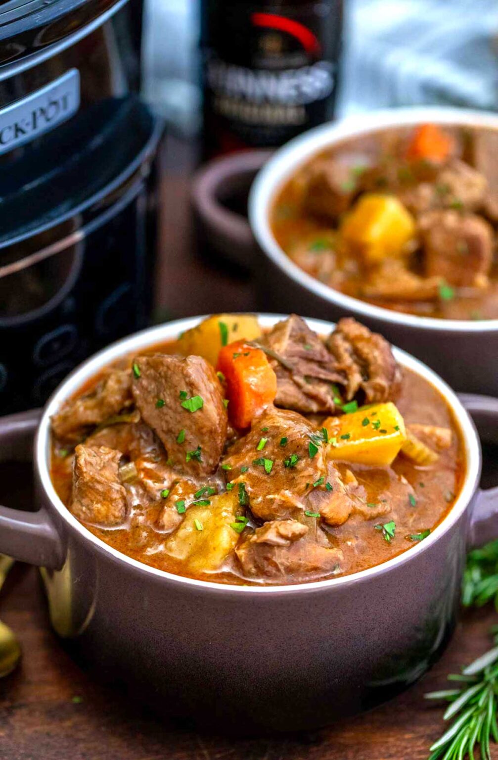 Slow Cooker Guinness Beef Stew [Video] - Sweet and Savory Meals