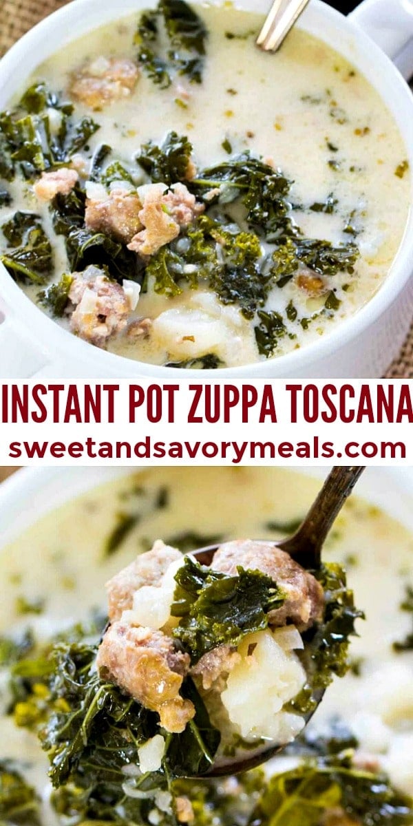 easy instant pot zuppa toscana pin