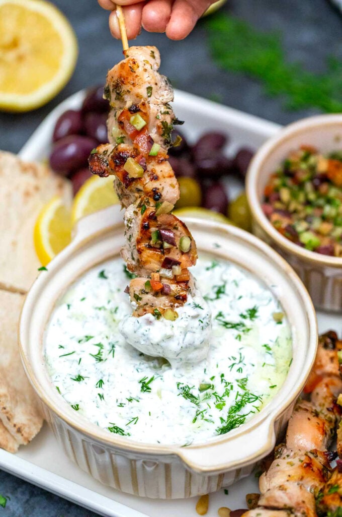 Grilled Chicken Souvlaki Recipe [Video] - Sweet and Savory Meals