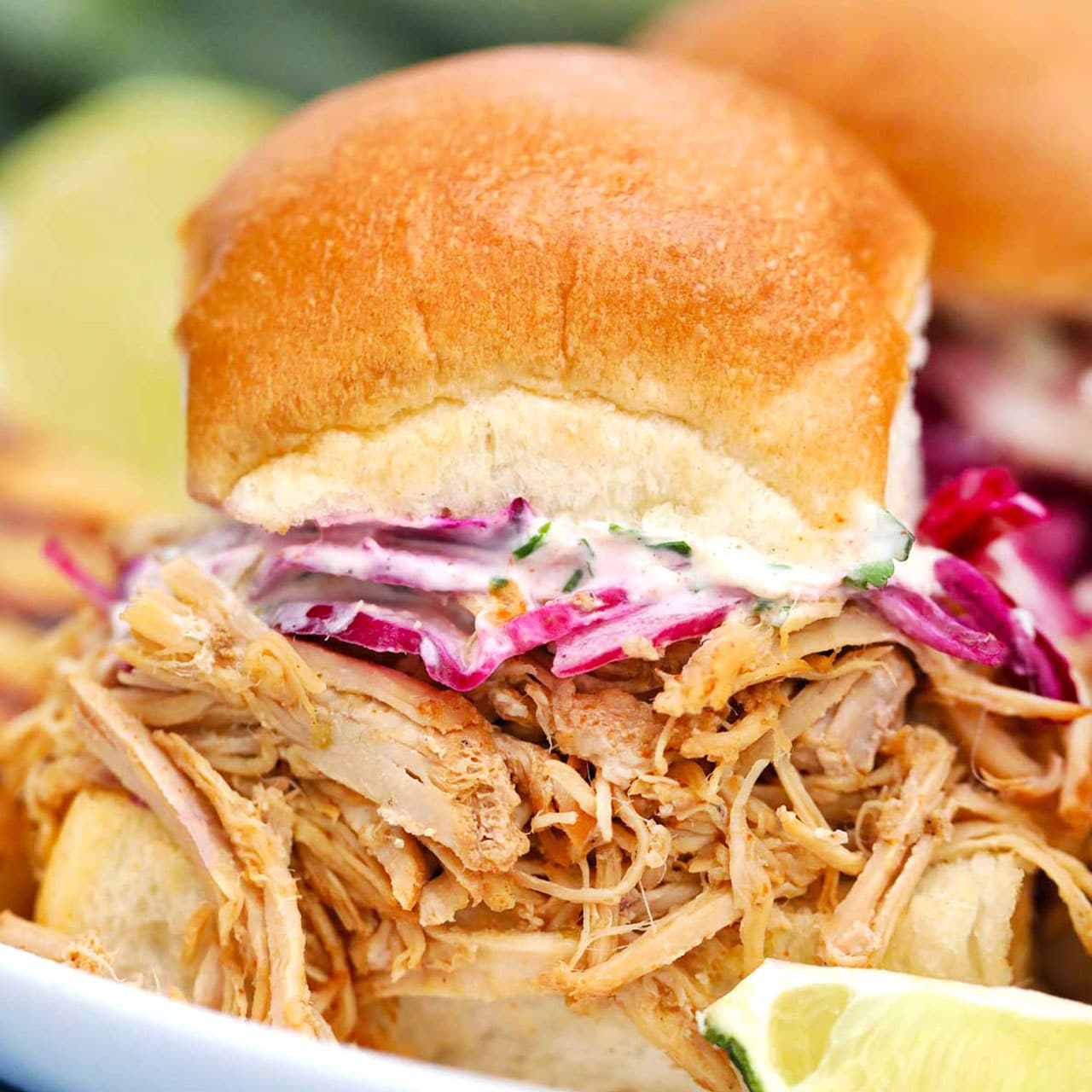 Crock-Pot Express Crock Multi-Cooker Carnitas Sliders with