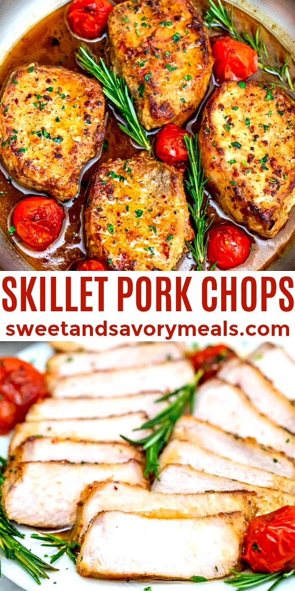 Picture of skillet pork chops.