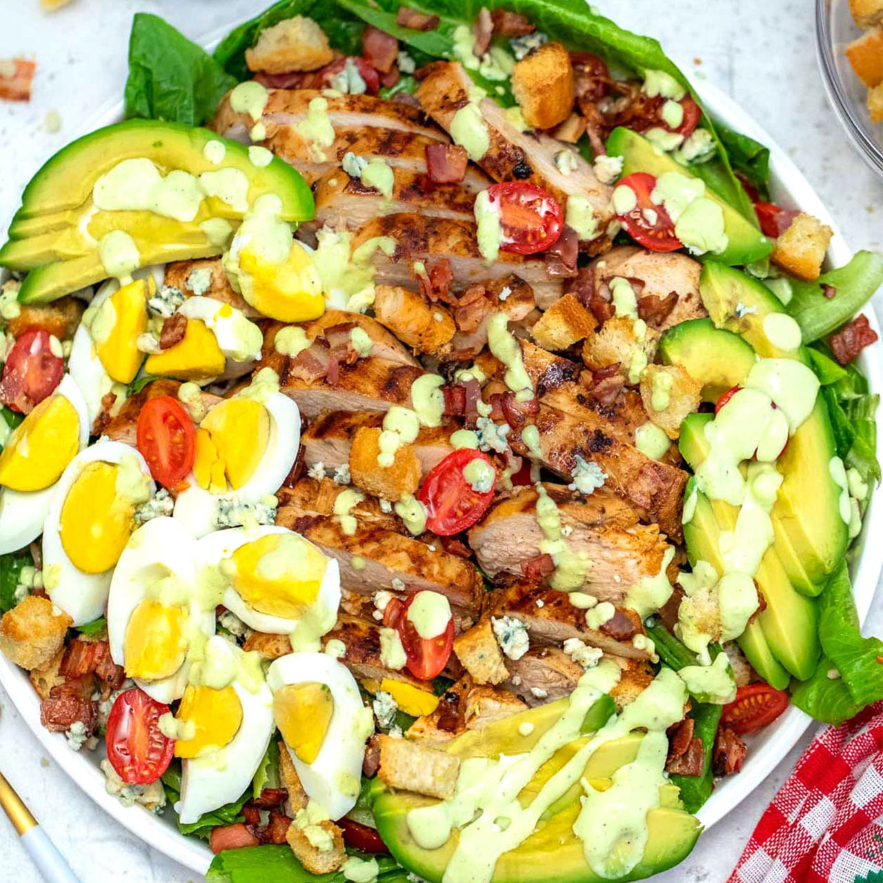 Classic Cobb Salad Recipe [Video] - Sweet and Savory Meals