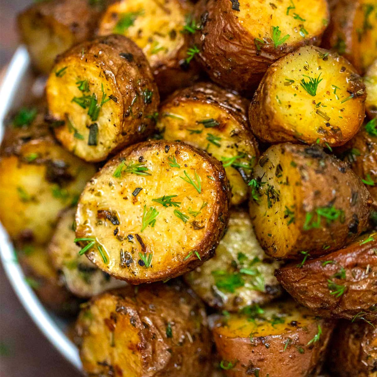 Roasted Red Potatoes Recipe {Oven Baked with Crispy Skin}