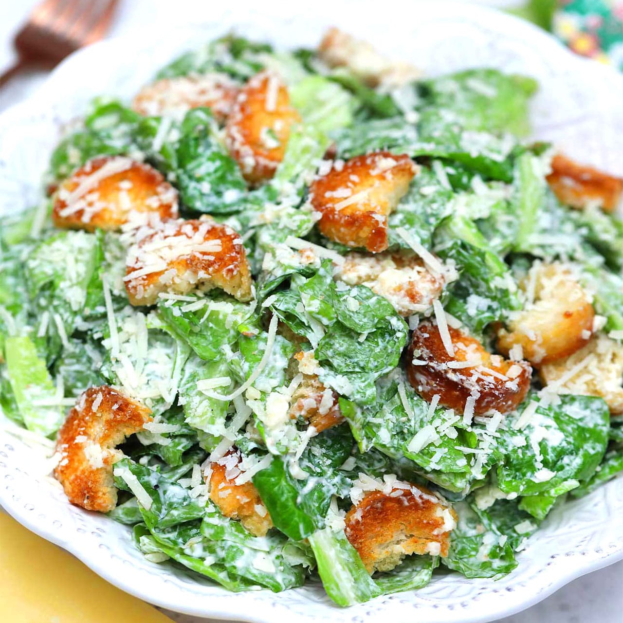 Classic Caesar Salad Recipe   Sweet And Savory Meals