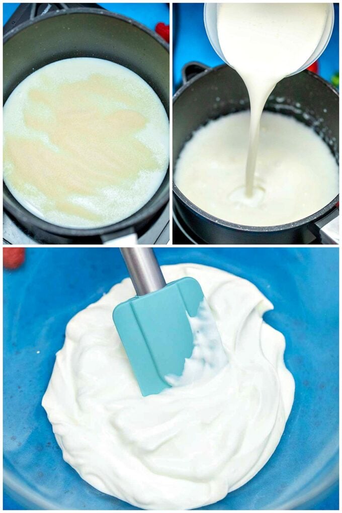 Image of how to make Panna Cotta.