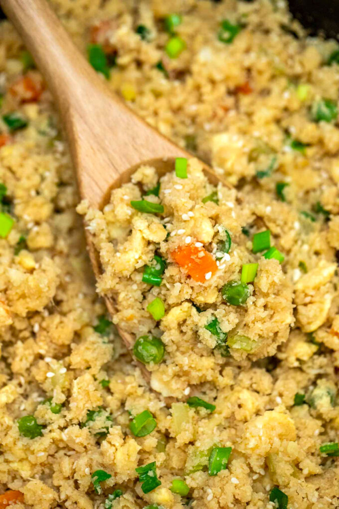 Image of Keto cauliflower rice.