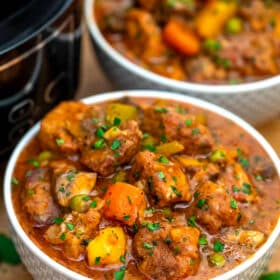 Picture of crockpot pork stew.