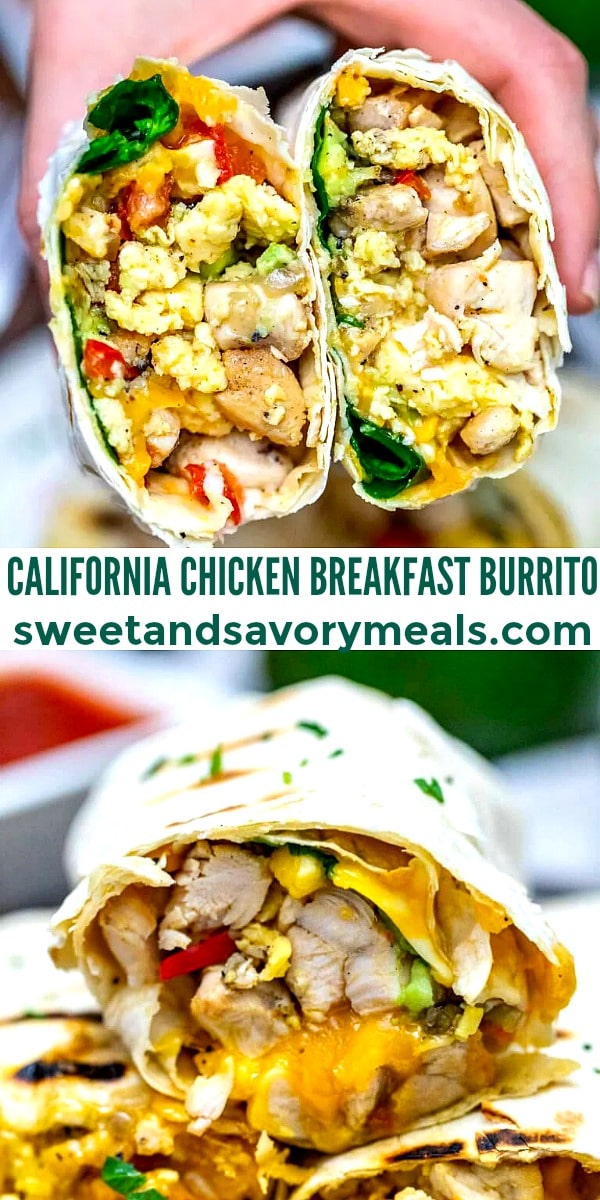 California Chicken Breakfast Burrito