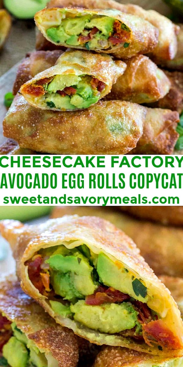 Picture of Cheesecake Factory Avocado Egg Rolls Copycat.