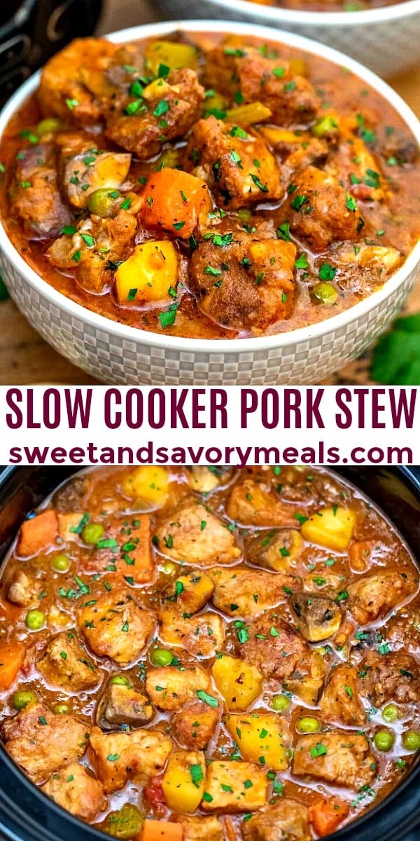 Slow Cooker Pork Stew Recipe - S&SM