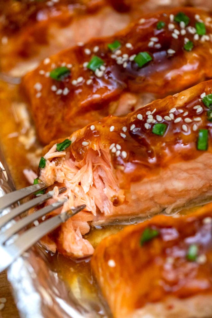 Teriyaki Salmon with Homemade Teriyaki Sauce - Sweet and Savory Meals