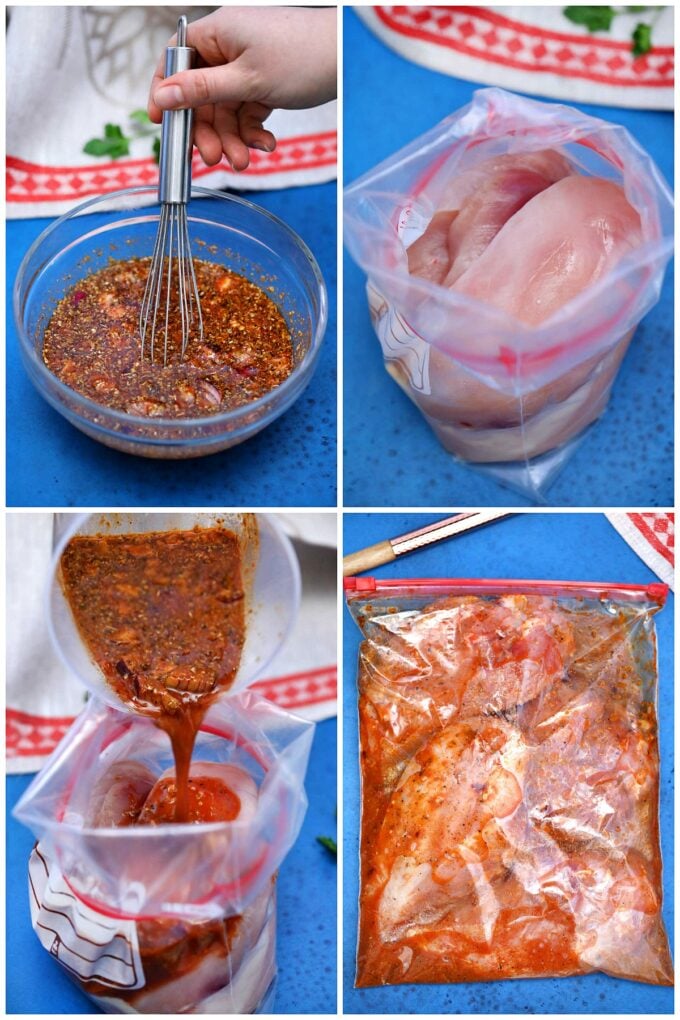 Image of chipotle chicken marinade.